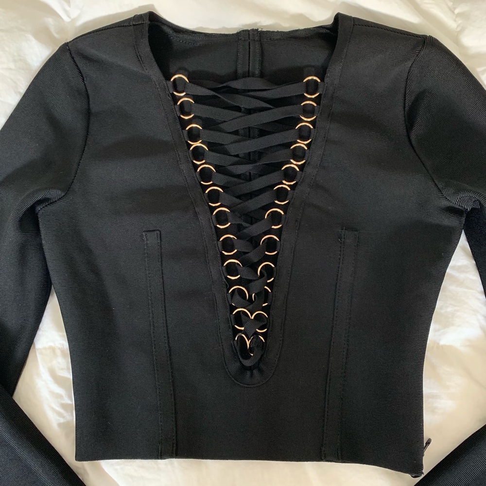 House of CB bandage Crop Top